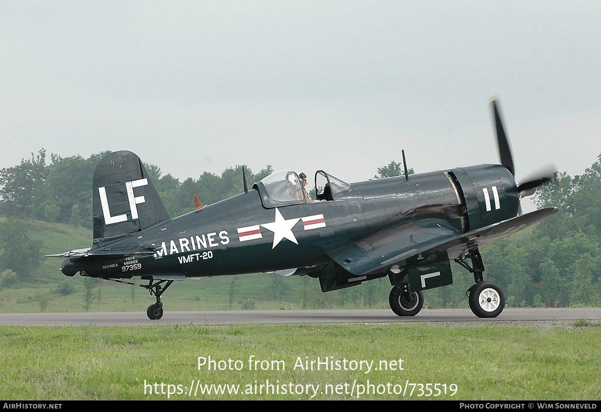 Aircraft Photo of N240CA | Vought F4U-4 Corsair | USA - Navy | AirHistory.net #735519