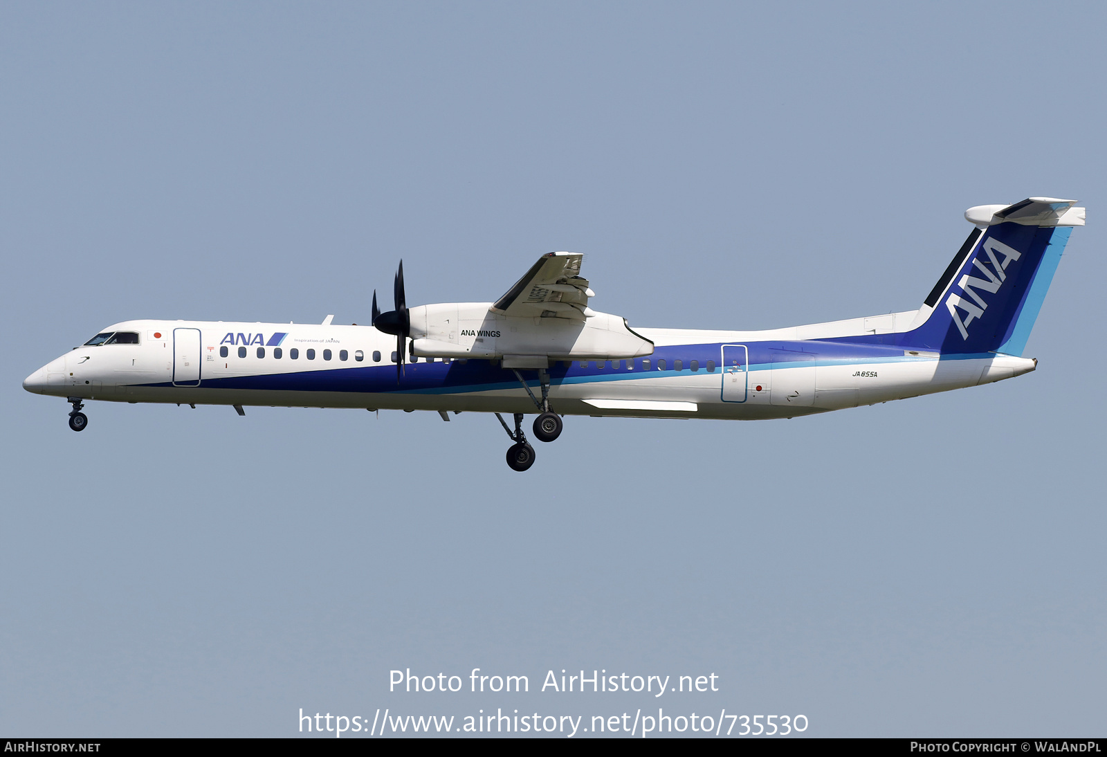 Aircraft Photo of JA855A | Bombardier DHC-8-402 Dash 8 | All Nippon Airways - ANA | AirHistory.net #735530