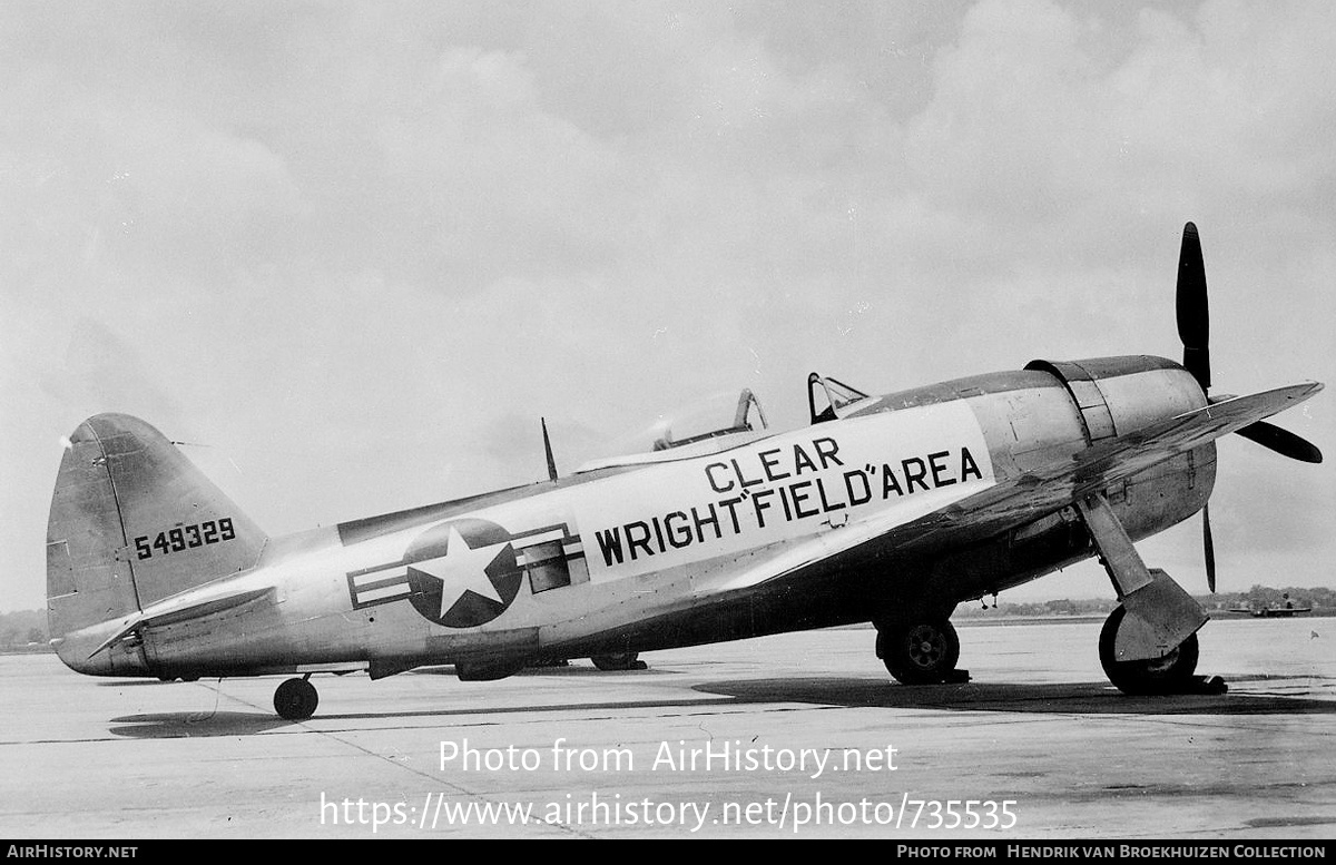 Aircraft Photo of 45-49329 / 549329 | Republic F-47N Thunderbolt | USA - Air Force | AirHistory.net #735535