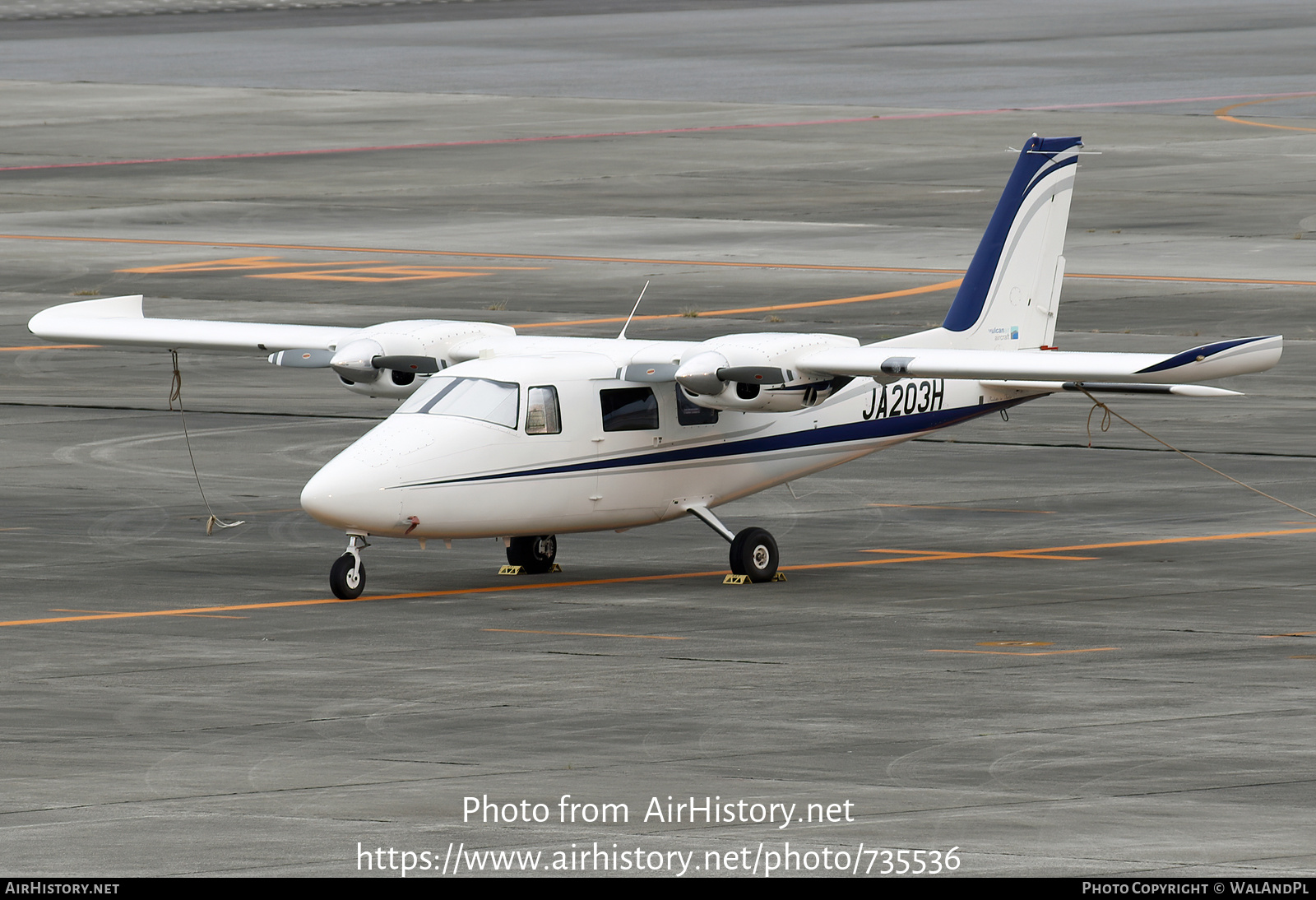 Aircraft Photo of JA203H | Vulcanair P-68C-TC | AirHistory.net #735536