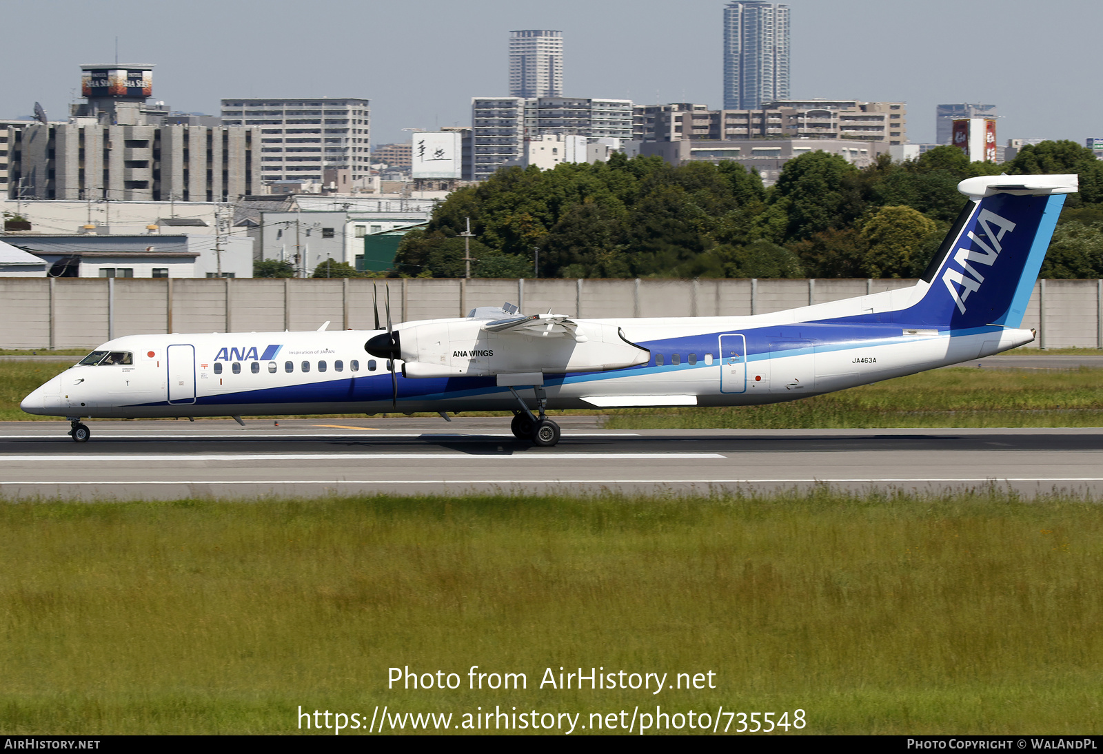 Aircraft Photo of JA463A | Bombardier DHC-8-402 Dash 8 | All Nippon Airways - ANA | AirHistory.net #735548