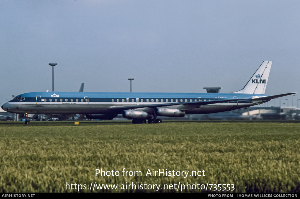 Aircraft Photo of PH-DED | McDonnell Douglas DC-8-63 | KLM - Royal Dutch Airlines | AirHistory.net #735553