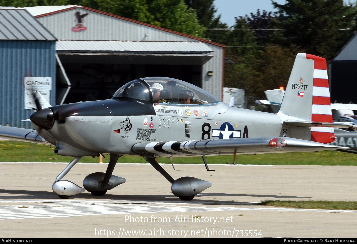 Aircraft Photo of N777TG | Van's RV-8A | USA - Air Force | AirHistory.net #735554