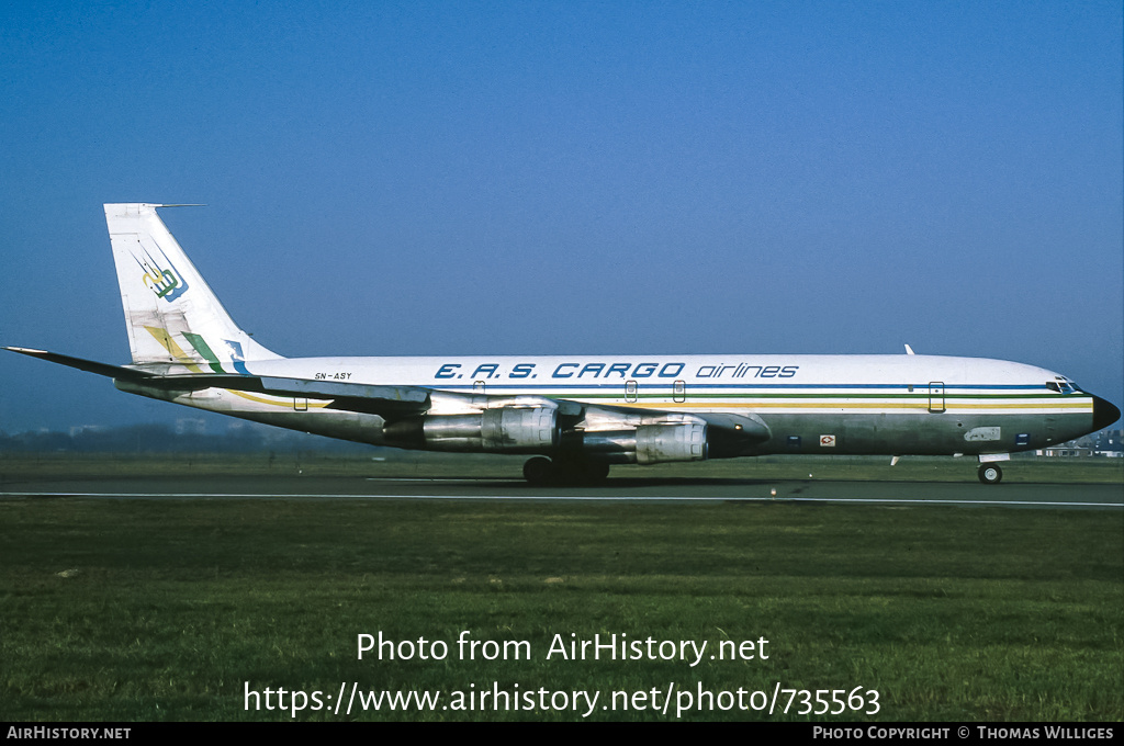 Aircraft Photo of 5N-ASY | Boeing 707-351C | EAS Cargo Airlines - Executive Aviation Services | AirHistory.net #735563