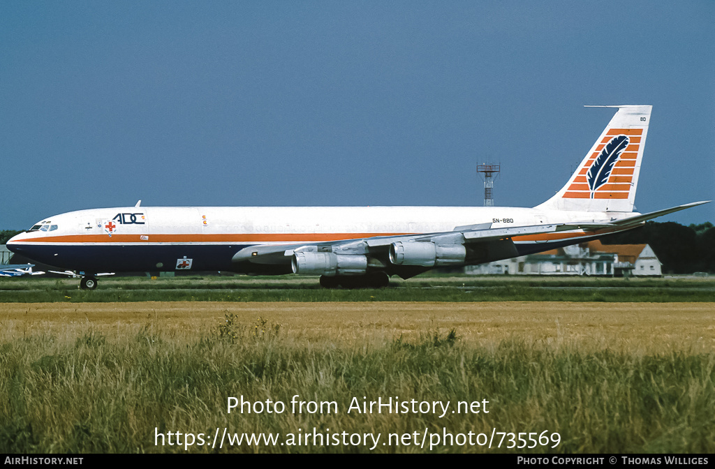 Aircraft Photo of 5N-BBD | Boeing 707-338C | ADC Airlines | AirHistory.net #735569