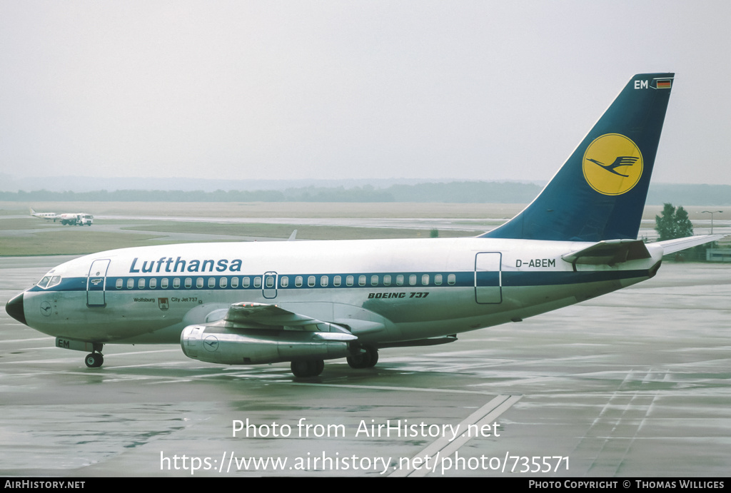 Aircraft Photo of D-ABEM | Boeing 737-130 | Lufthansa | AirHistory.net #735571