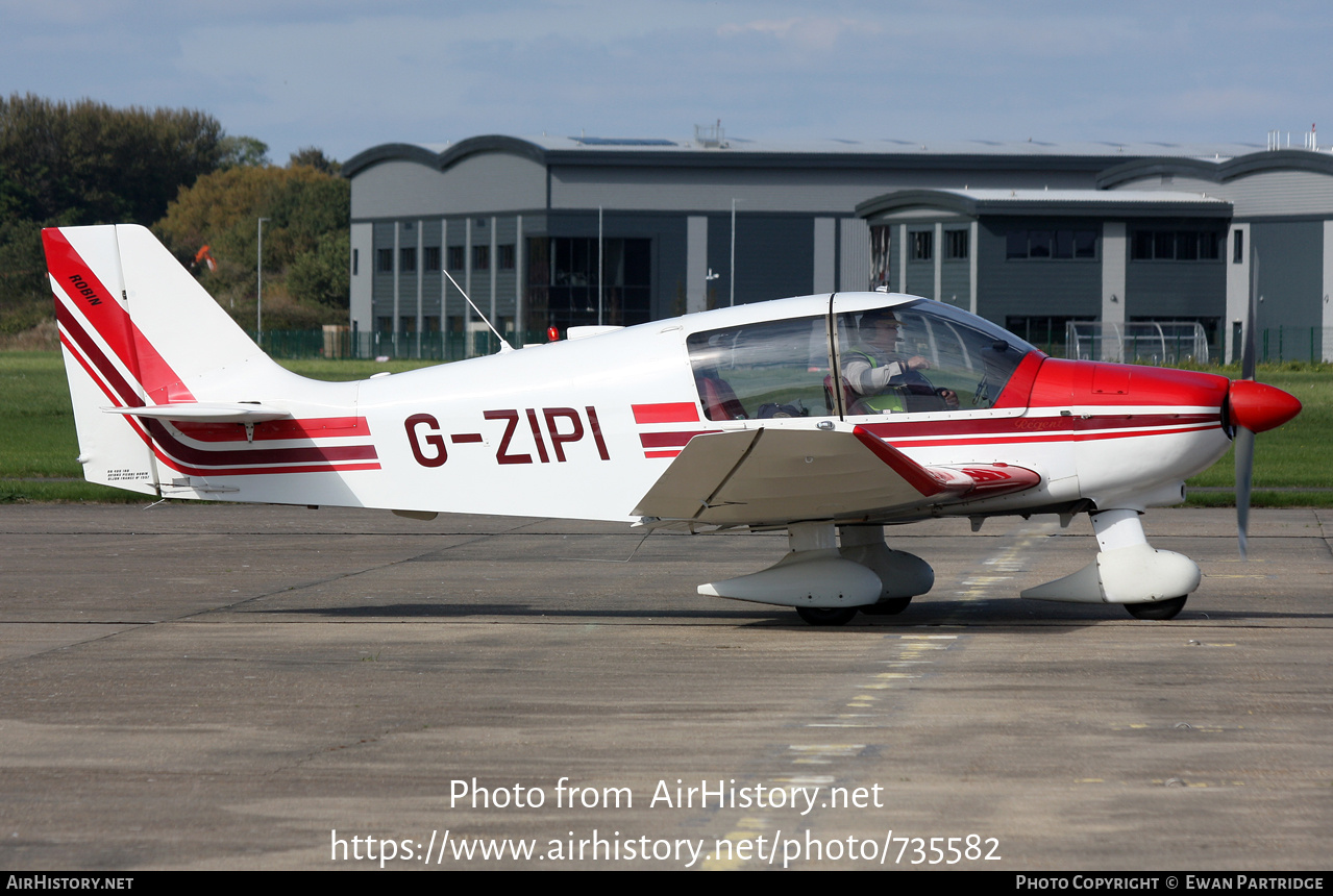 Aircraft Photo of G-ZIPI | Robin DR-400-180 Regent | AirHistory.net #735582