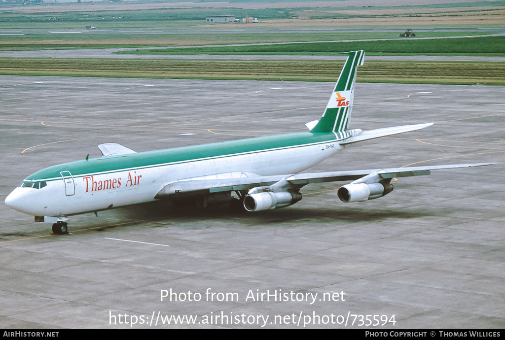 Aircraft Photo of 5N-TAS | Boeing 707-321C | Thames Air | AirHistory.net #735594