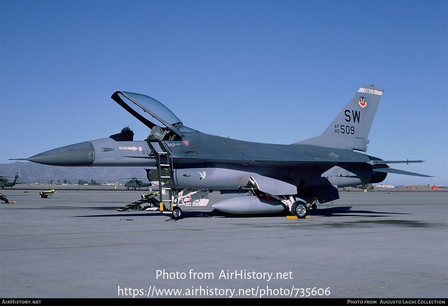 Aircraft Photo of 80-0509 / AF80-509 | General Dynamics F-16A Fighting Falcon | USA - Air Force | AirHistory.net #735606