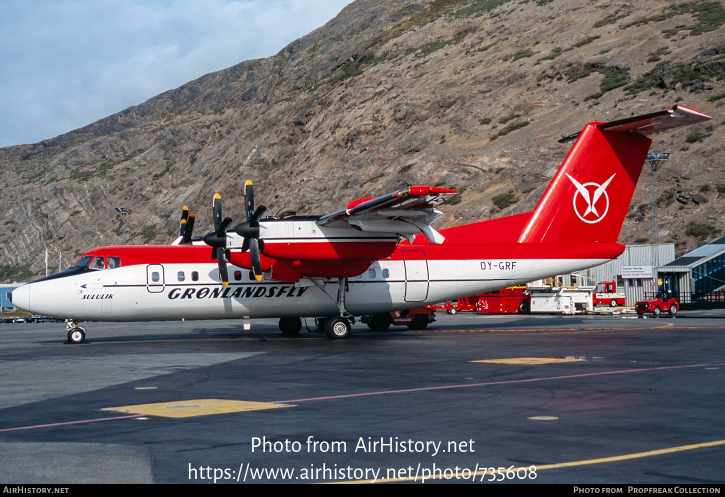 Aircraft Photo of OY-GRF | De Havilland Canada DHC-7-102 Dash 7 | Greenlandair - Grønlandsfly | AirHistory.net #735608