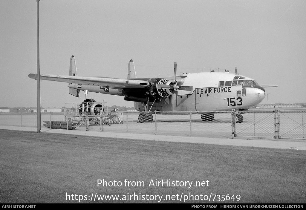 Aircraft Photo of 53-8153 / 0-32153 | Fairchild C-119G Flying Boxcar | USA - Air Force | AirHistory.net #735649