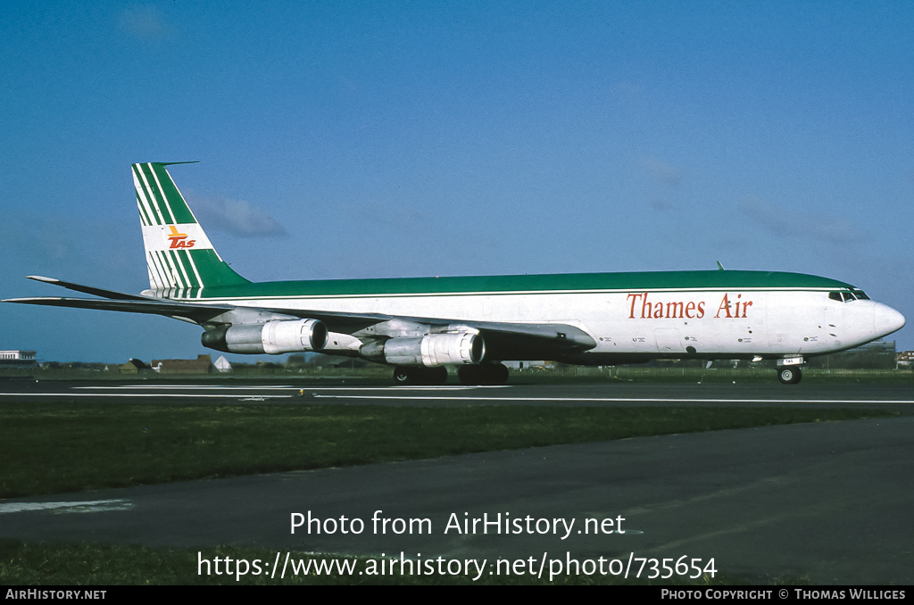 Aircraft Photo of 5N-TAS | Boeing 707-321C | Thames Air | AirHistory.net #735654