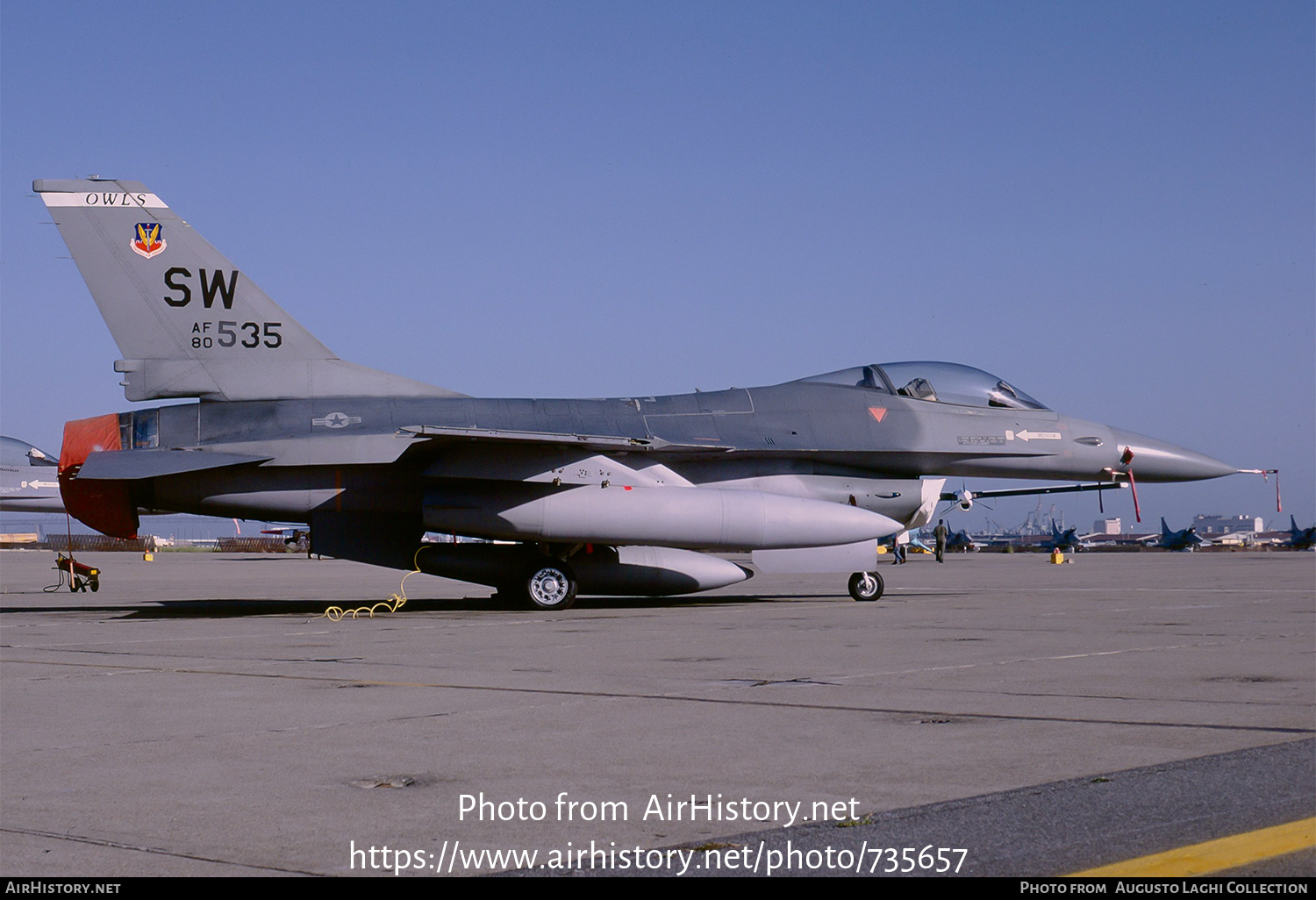 Aircraft Photo of 80-0535 / AF80-535 | General Dynamics F-16A Fighting Falcon | USA - Air Force | AirHistory.net #735657