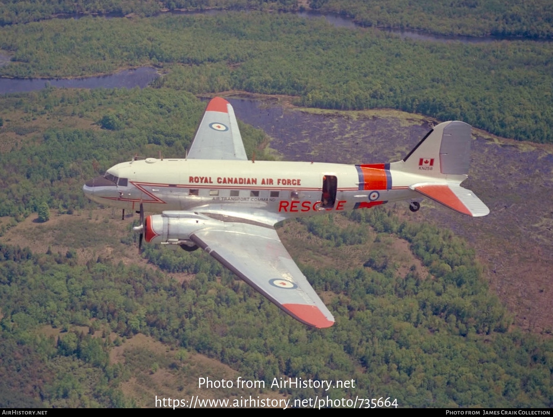 Aircraft Photo of KN258 | Douglas C-47B Skytrain | Canada - Air Force | AirHistory.net #735664