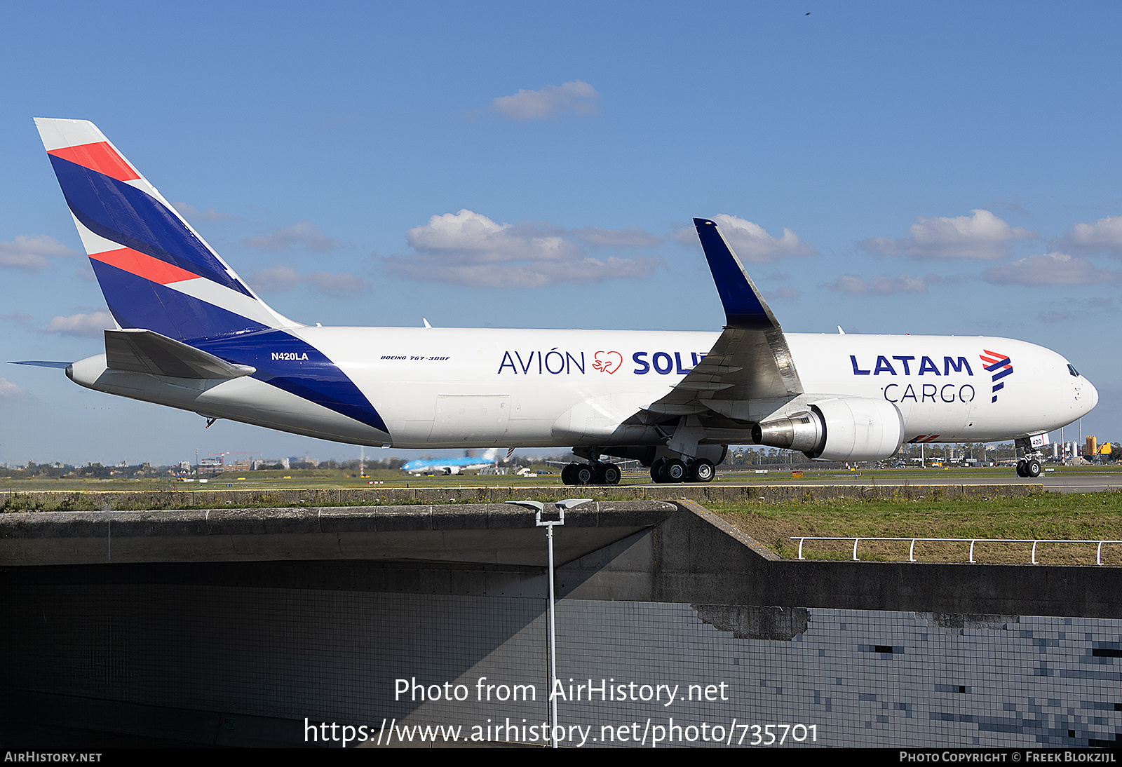 Aircraft Photo of N420LA | Boeing 767-316ERF | LATAM Cargo | AirHistory.net #735701