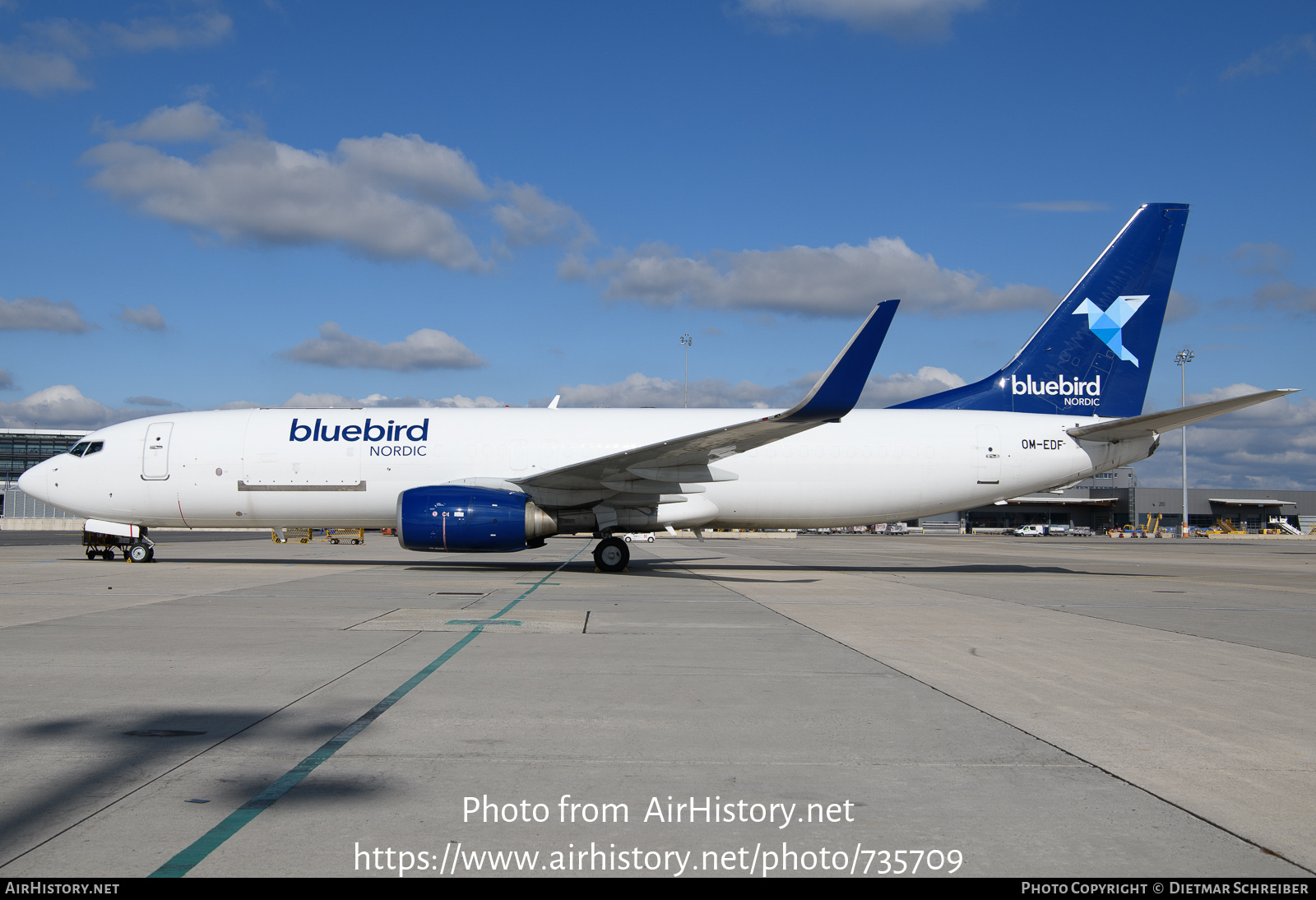 Aircraft Photo of OM-EDF | Boeing 737-8F2/BCF | Bluebird Nordic | AirHistory.net #735709