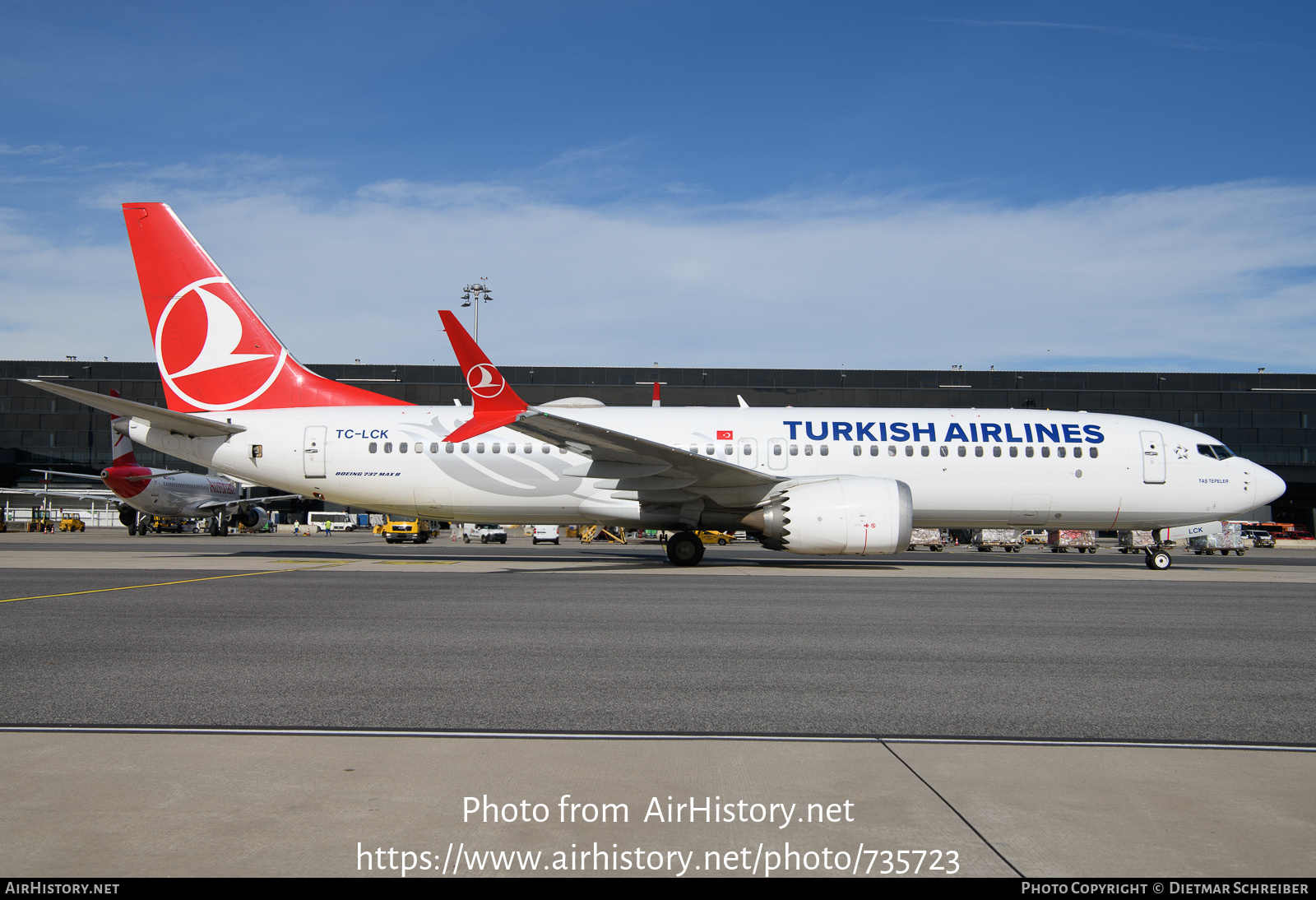 Aircraft Photo of TC-LCK | Boeing 737-8 Max 8 | Turkish Airlines | AirHistory.net #735723