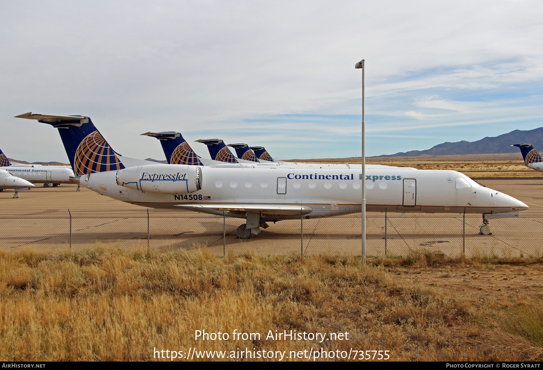 Aircraft Photo of N14508 | Embraer ERJ-135ER (EMB-135ER) | Continental Express | AirHistory.net #735755