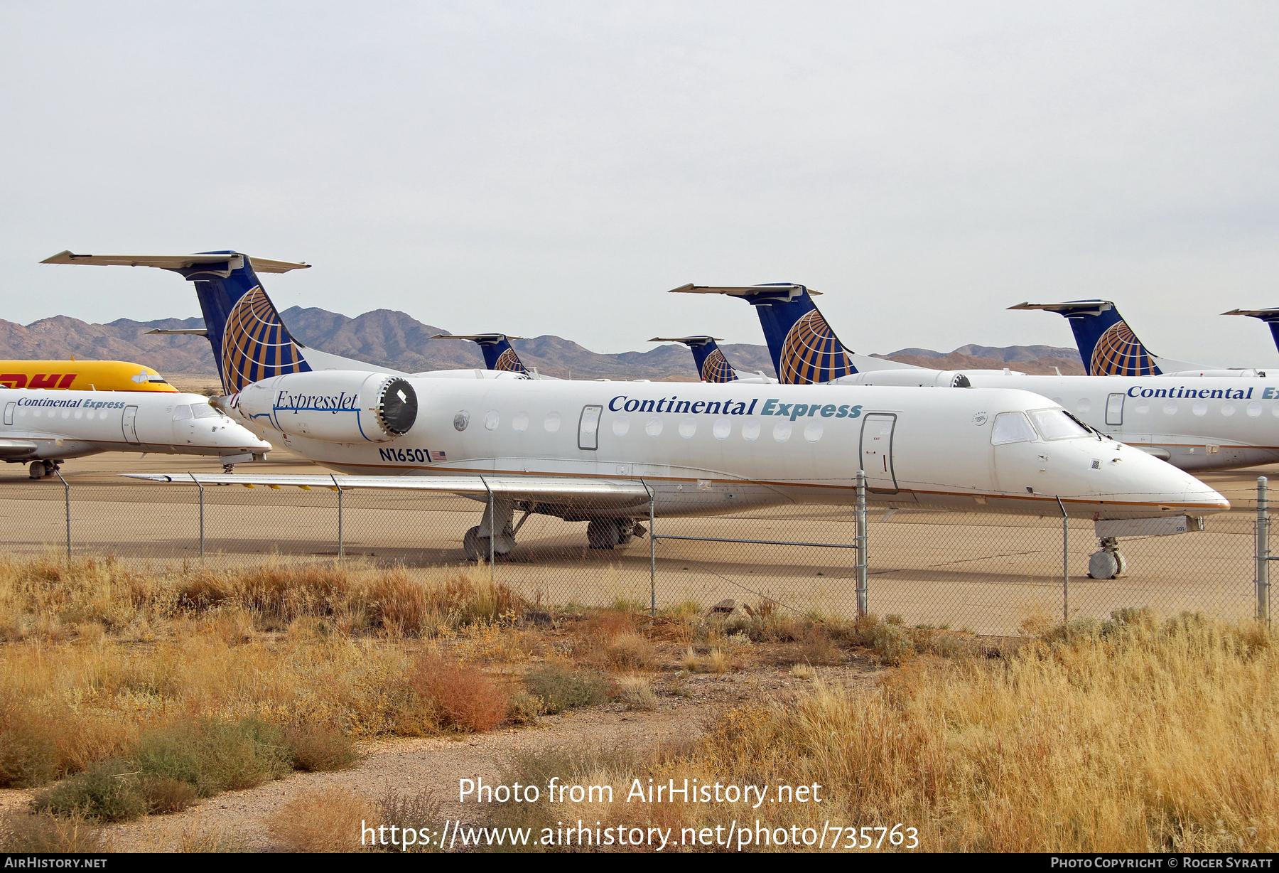 Aircraft Photo of N16501 | Embraer ERJ-135ER (EMB-135ER) | Continental Express | AirHistory.net #735763