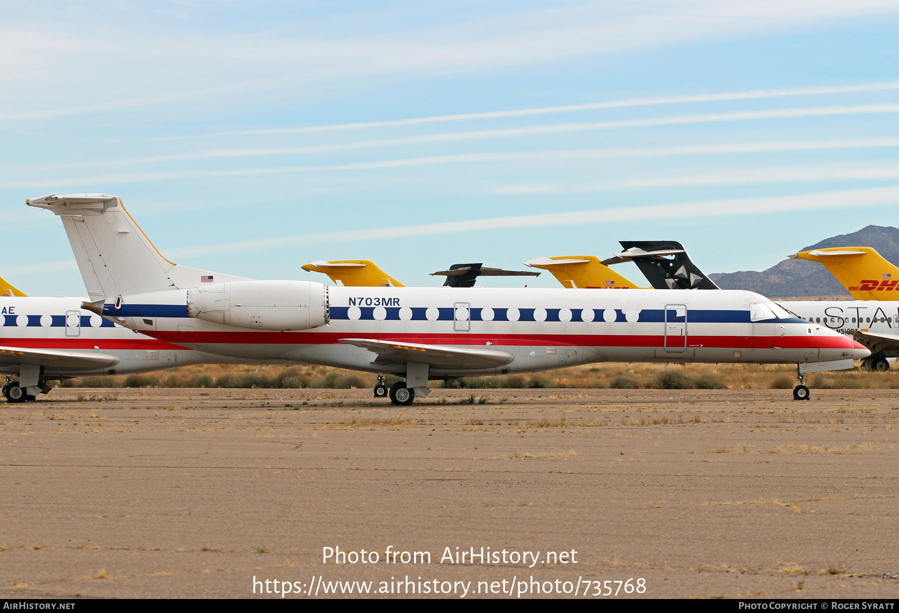 Aircraft Photo of N703MR | Embraer ERJ-135LR (EMB-135LR) | AirHistory.net #735768