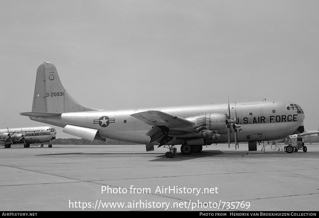 Aircraft Photo of 52-931 / 0-20931 | Boeing C-97G Stratofreighter | USA - Air Force | AirHistory.net #735769