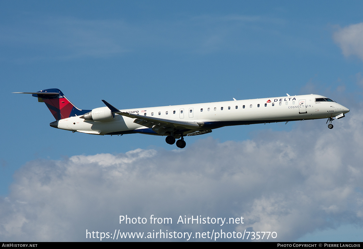 Aircraft Photo of N314PQ | Bombardier CRJ-900LR (CL-600-2D24) | Delta Connection | AirHistory.net #735770