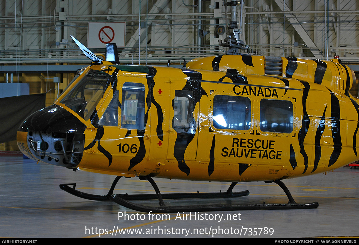 Aircraft Photo of 118106 | Bell CH-118 Iroquois | Canada - Air Force | AirHistory.net #735789