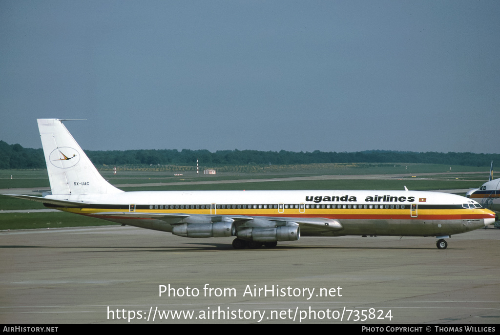 Aircraft Photo of 5X-UAC | Boeing 707-351C | Uganda Airlines | AirHistory.net #735824