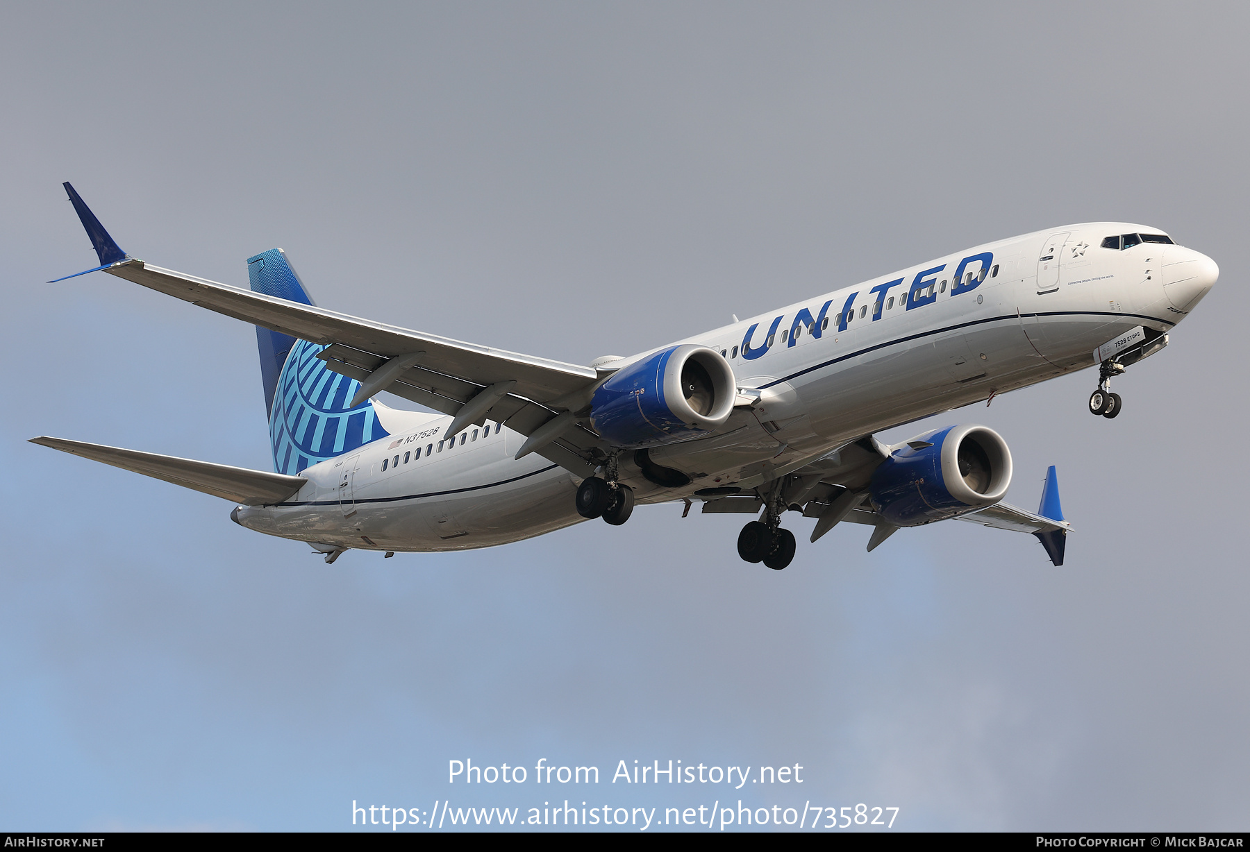 Aircraft Photo of N37528 | Boeing 737-9 Max 9 | United Airlines | AirHistory.net #735827