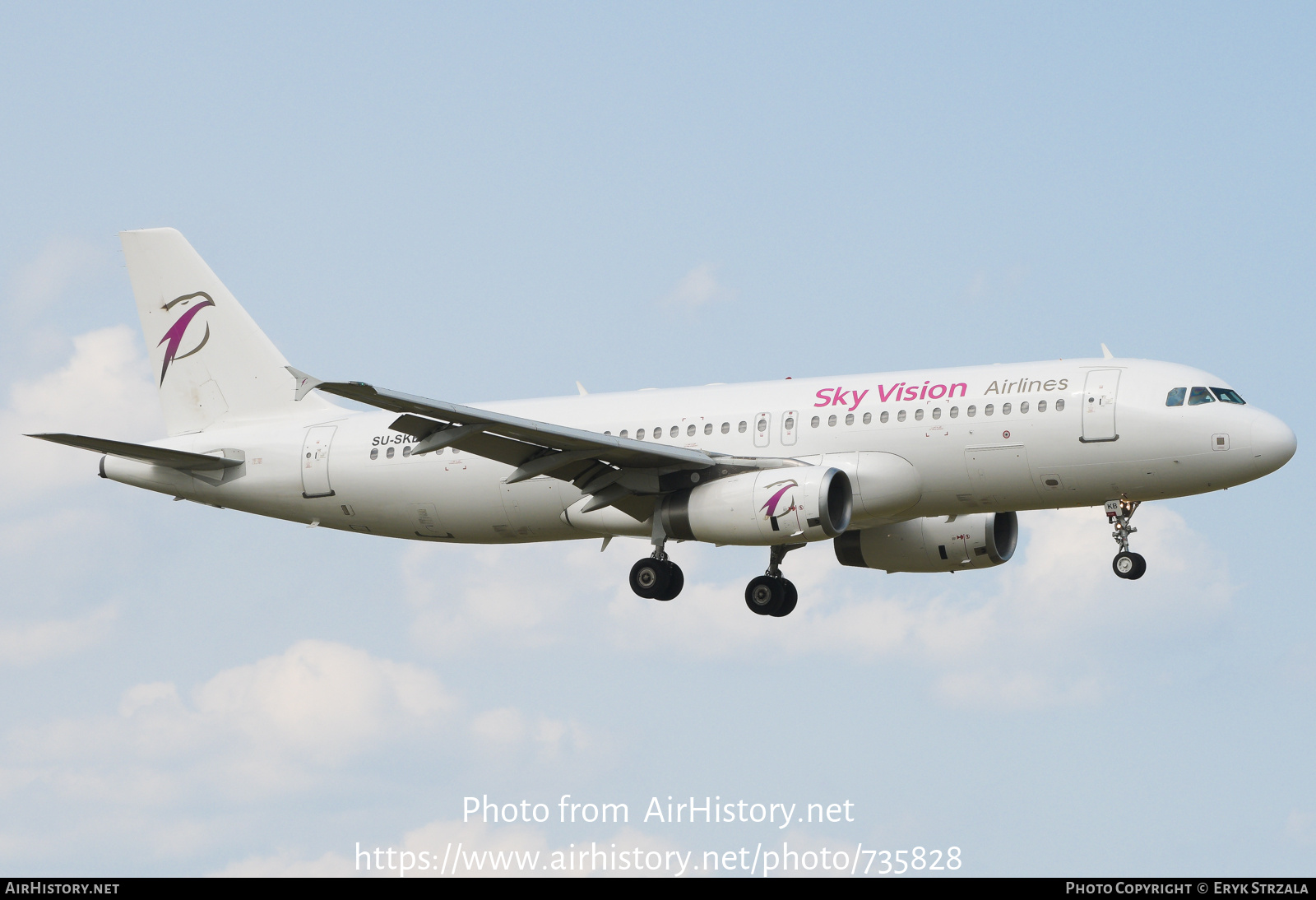 Aircraft Photo of SU-SKB | Airbus A320-232 | Sky Vision Airlines | AirHistory.net #735828