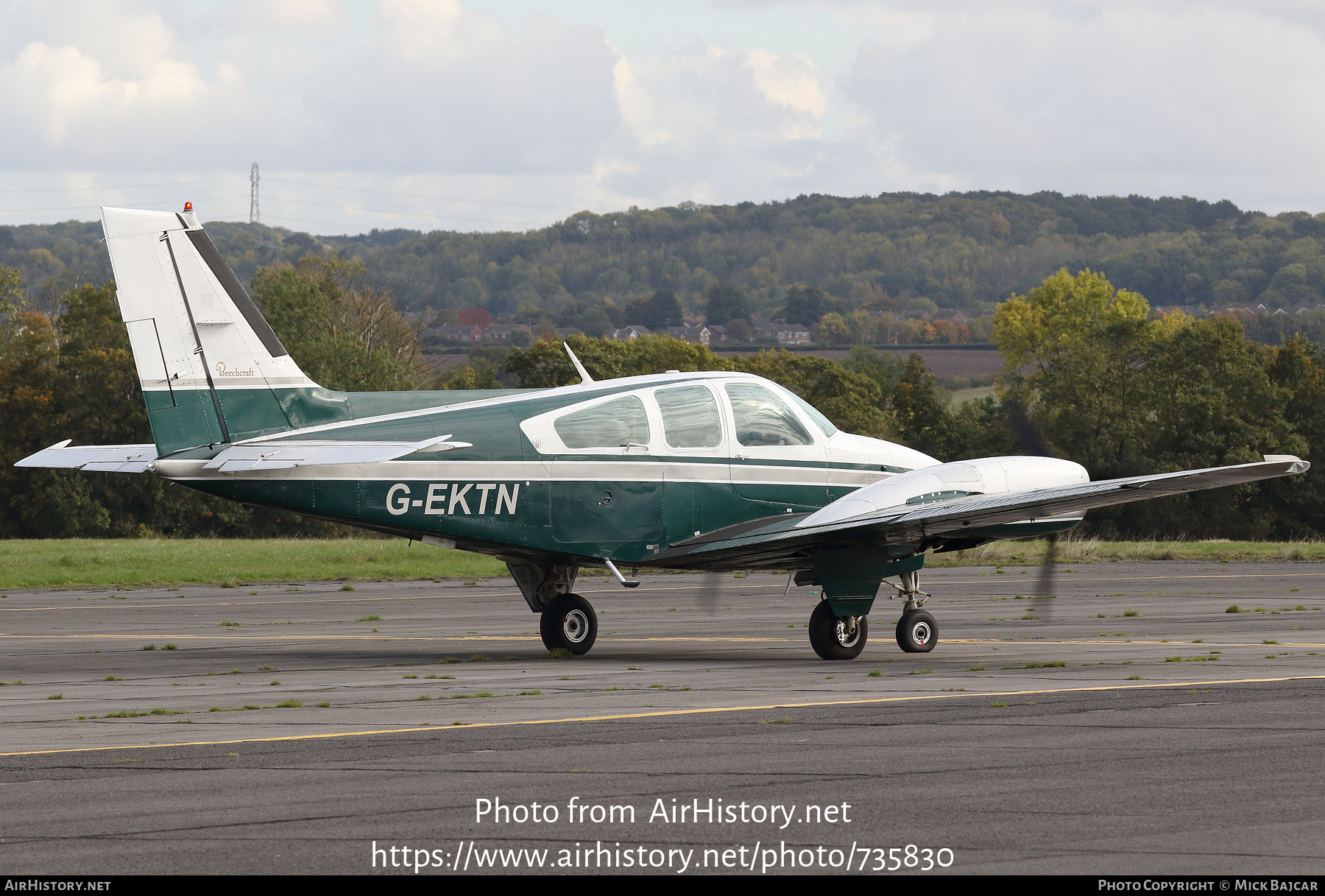 Aircraft Photo of G-EKTN | Beech B55 Baron (95-B55) | AirHistory.net #735830