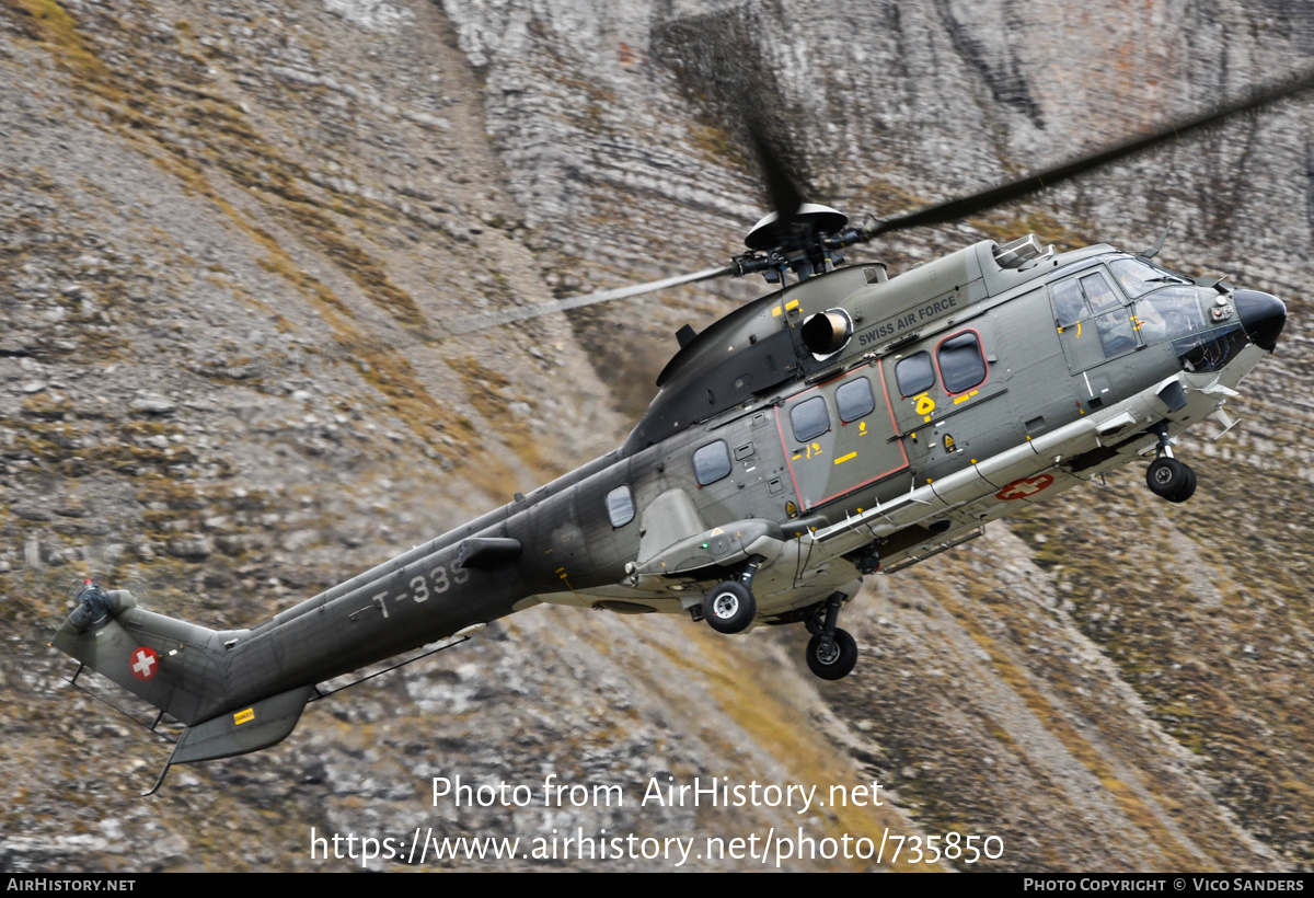 Aircraft Photo of T-339 | Eurocopter TH98 Cougar (AS-532UL) | Switzerland - Air Force | AirHistory.net #735850