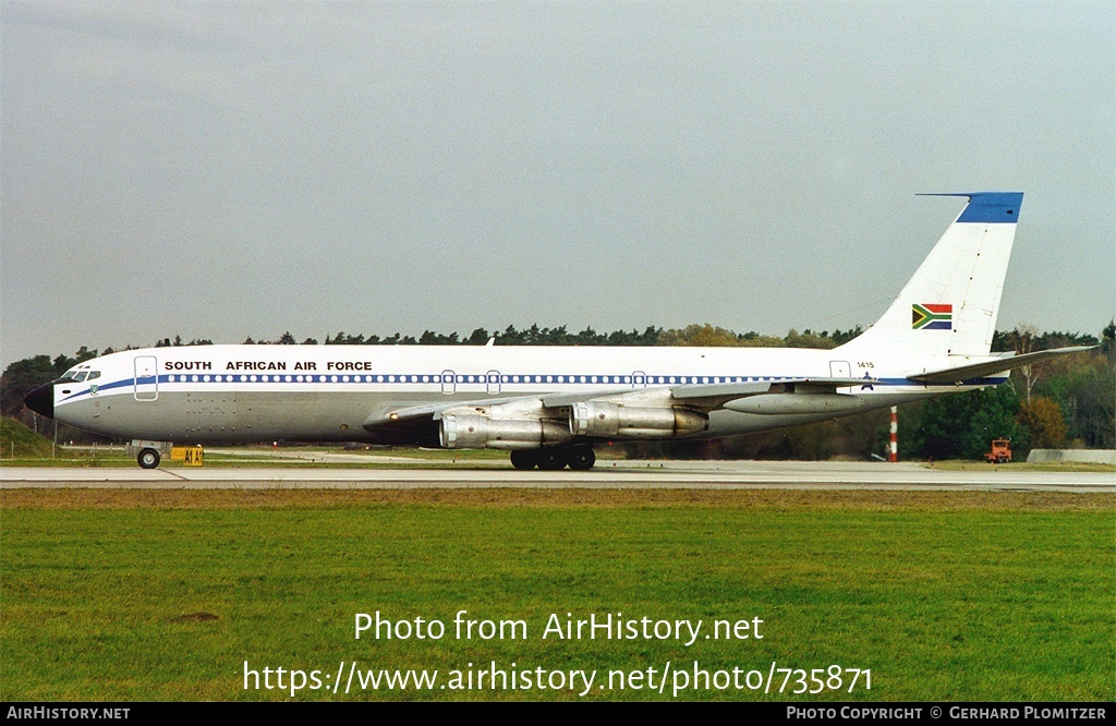 Aircraft Photo of 1415 | Boeing 707-328C(KC) | South Africa - Air Force | AirHistory.net #735871