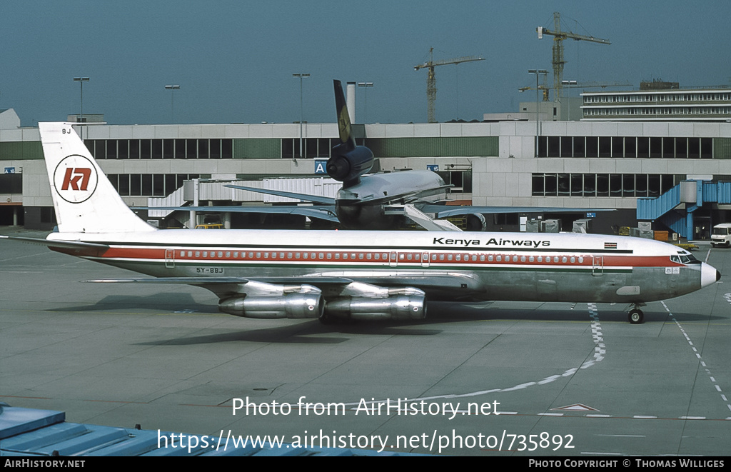 Aircraft Photo of 5Y-BBJ | Boeing 707-351B | Kenya Airways | AirHistory.net #735892