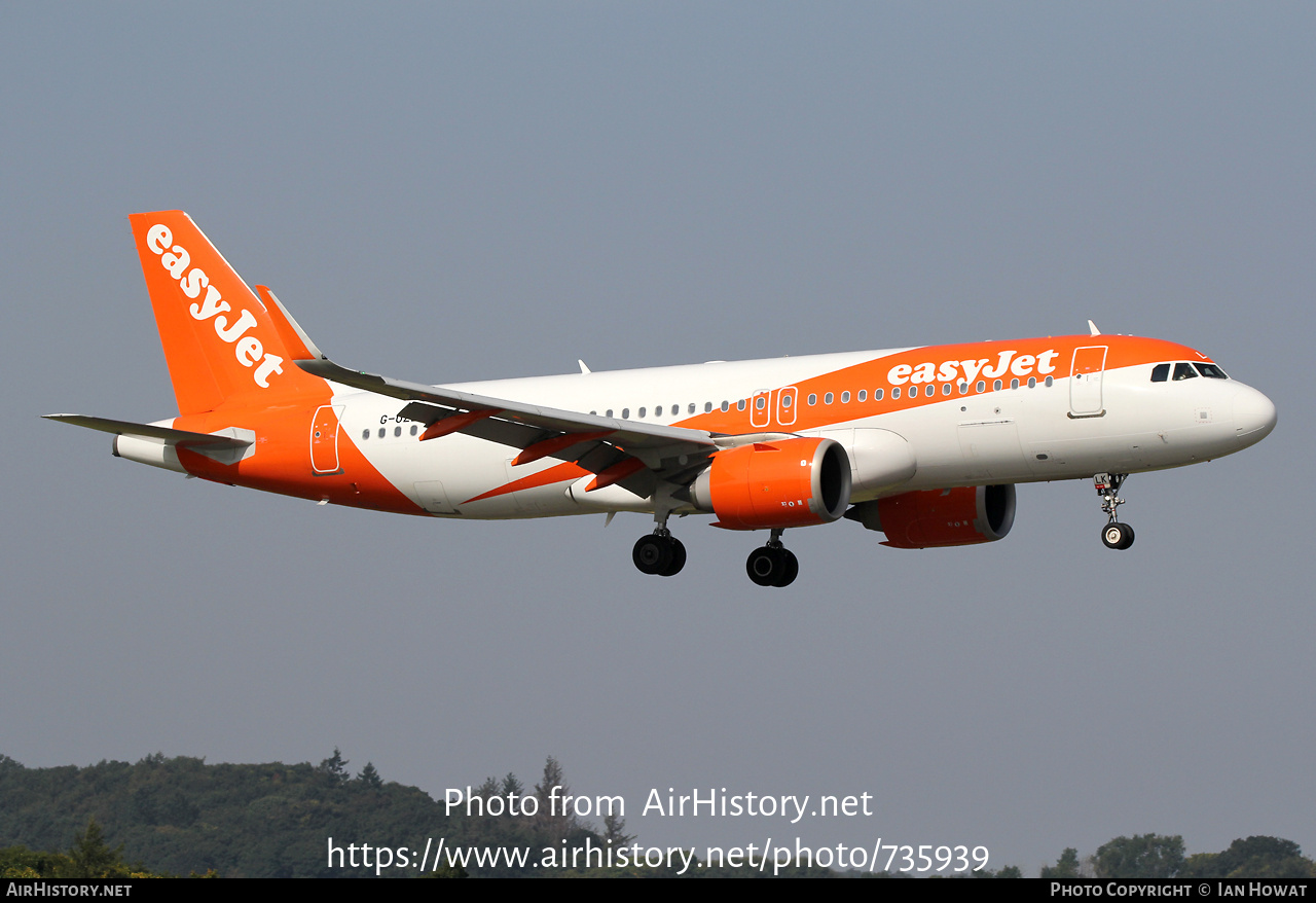 Aircraft Photo of G-UZLK | Airbus A320-251N | EasyJet | AirHistory.net #735939