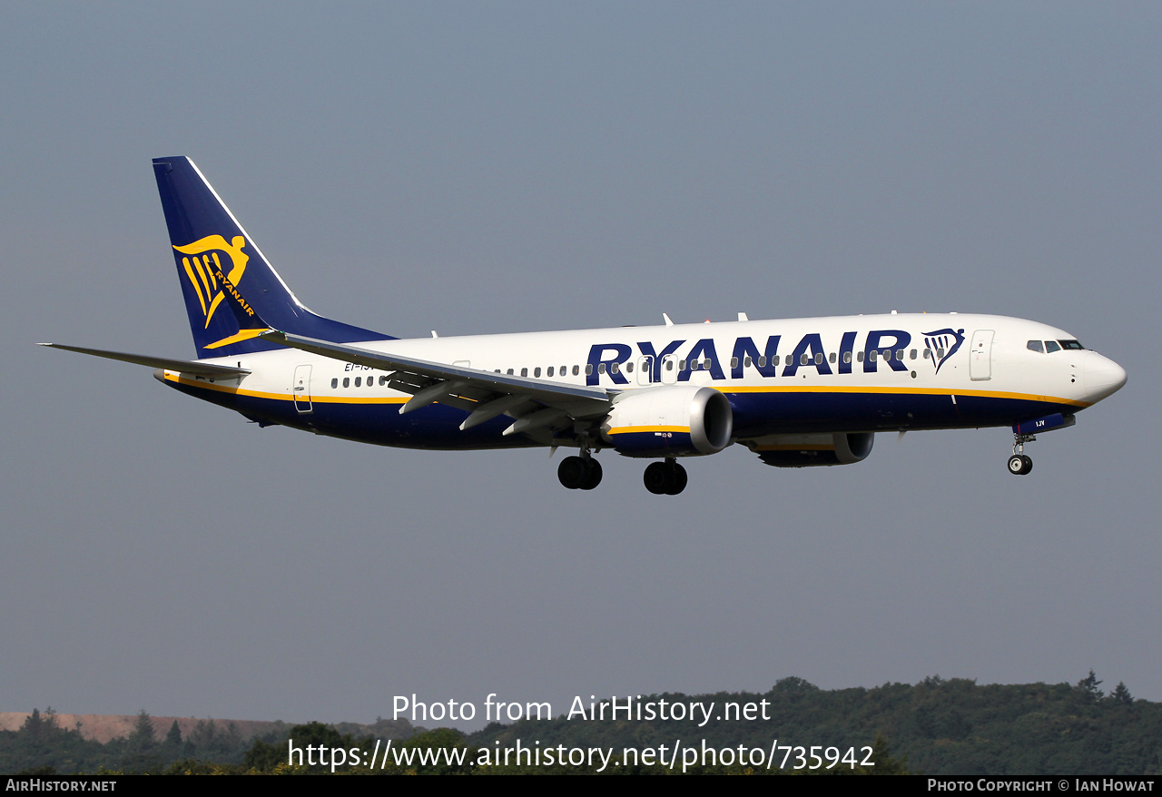 Aircraft Photo of EI-IJV | Boeing 737-8200 Max 200 | Ryanair | AirHistory.net #735942