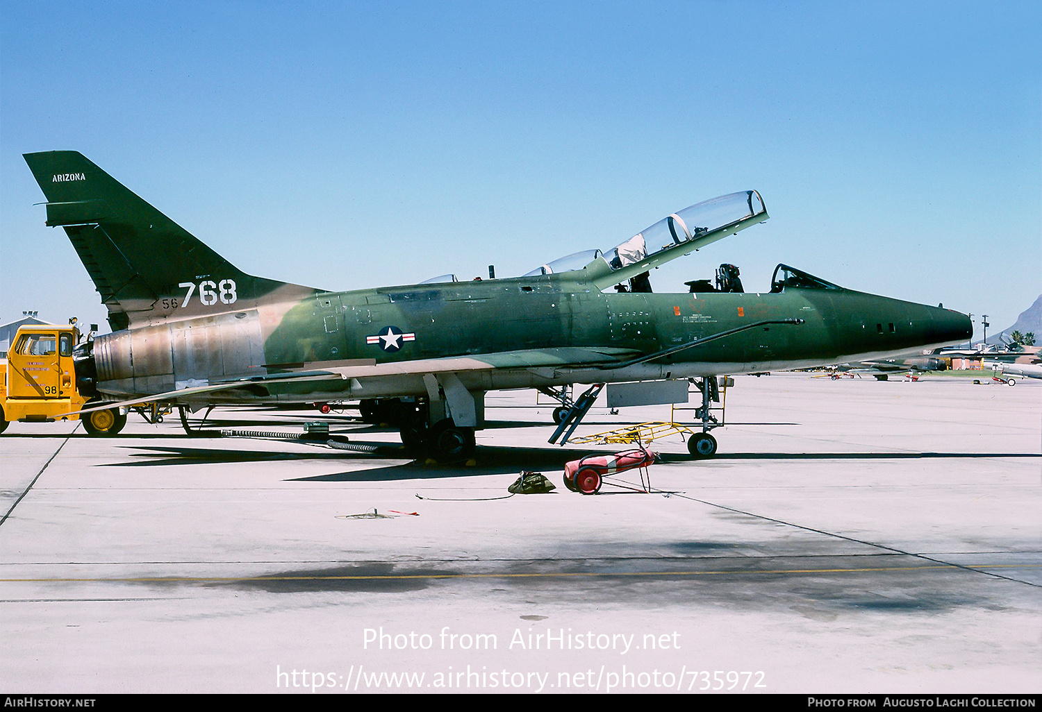 Aircraft Photo of 56-3768 / AF56-768 | North American F-100F Super Sabre | USA - Air Force | AirHistory.net #735972