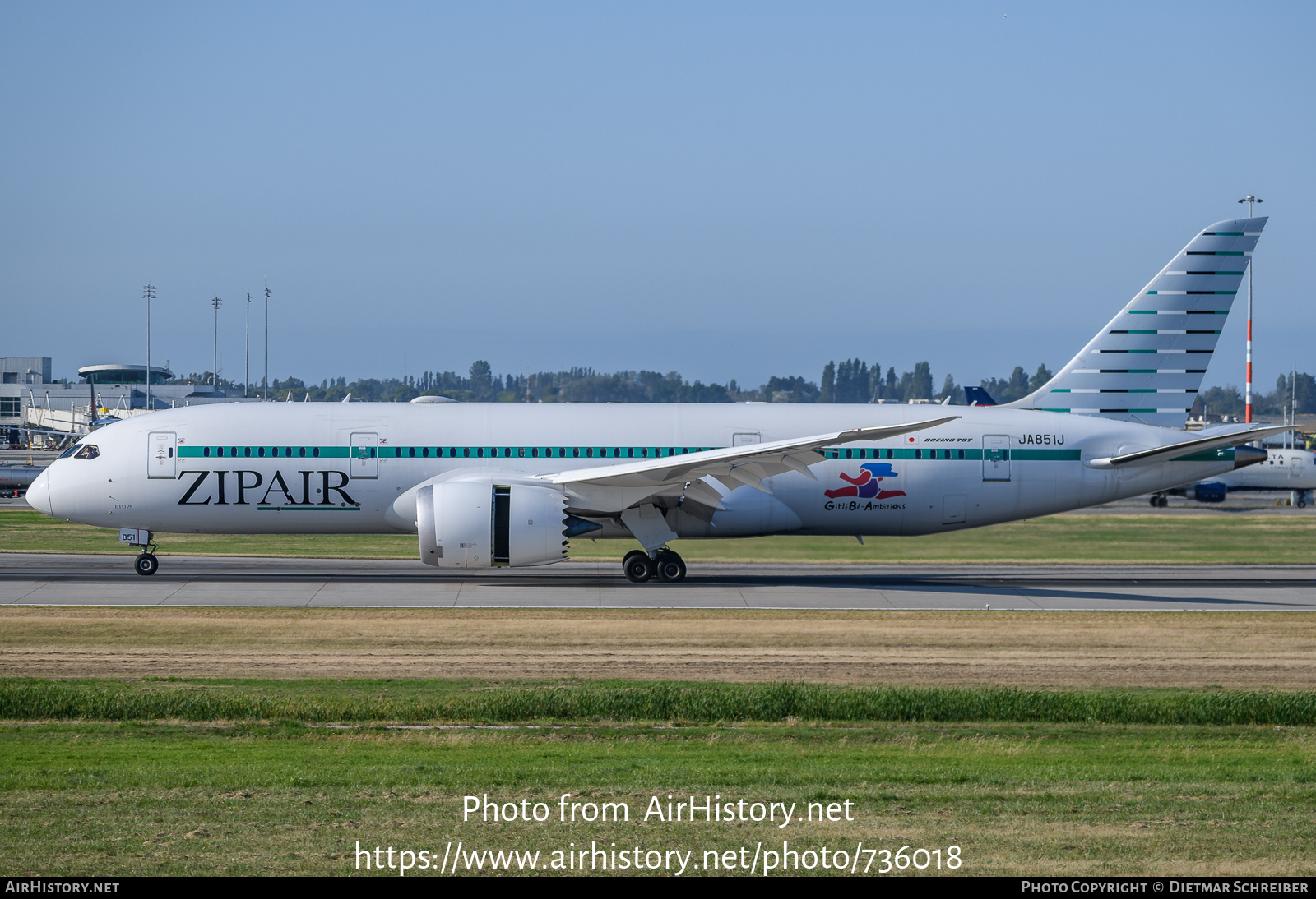 Aircraft Photo of JA851J | Boeing 787-8 Dreamliner | ZipAir | AirHistory.net #736018