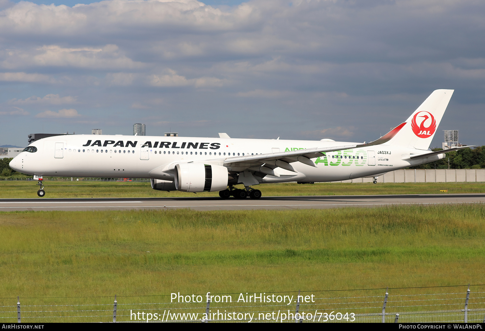 Aircraft Photo of JA03XJ | Airbus A350-941 | Japan Airlines - JAL | AirHistory.net #736043