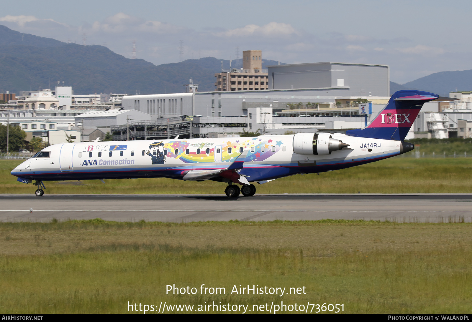 Aircraft Photo of JA14RJ | Bombardier CRJ-702ER NG (CL-600-2C10) | Ibex Airlines | AirHistory.net #736051