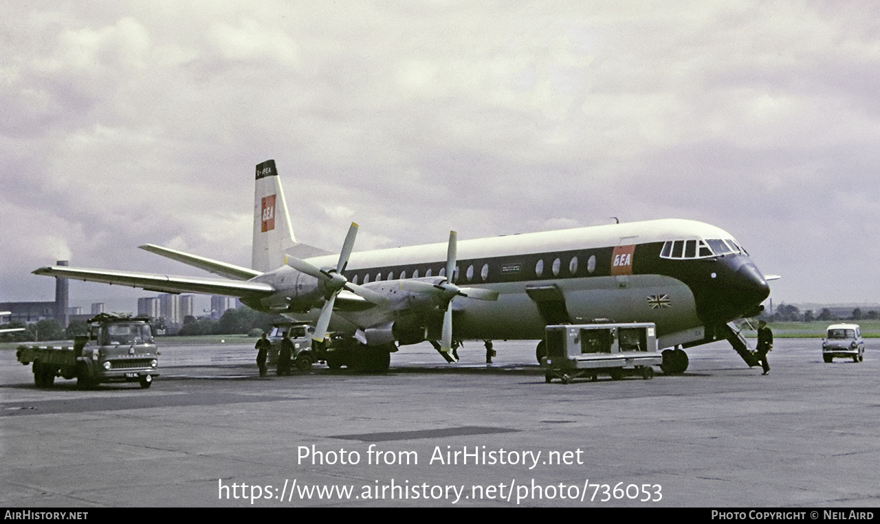 Aircraft Photo of G-APEA | Vickers 951 Vanguard | BEA - British European Airways | AirHistory.net #736053