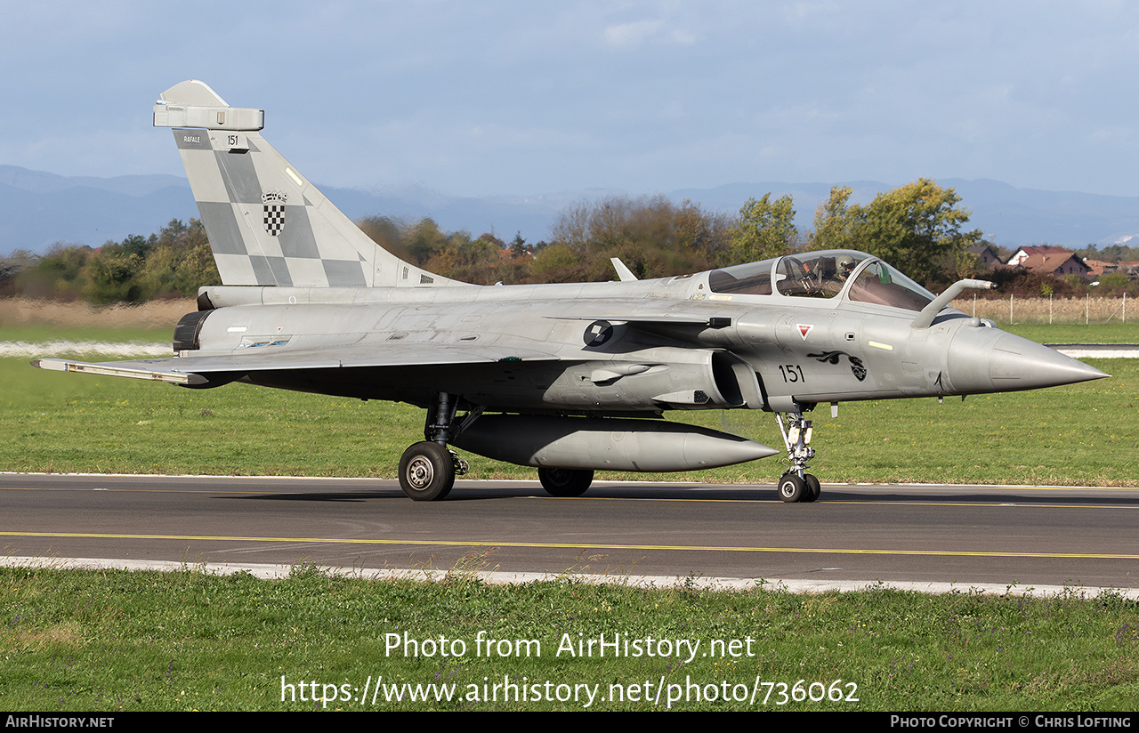 Aircraft Photo of 151 | Dassault Rafale C | Croatia - Air Force | AirHistory.net #736062