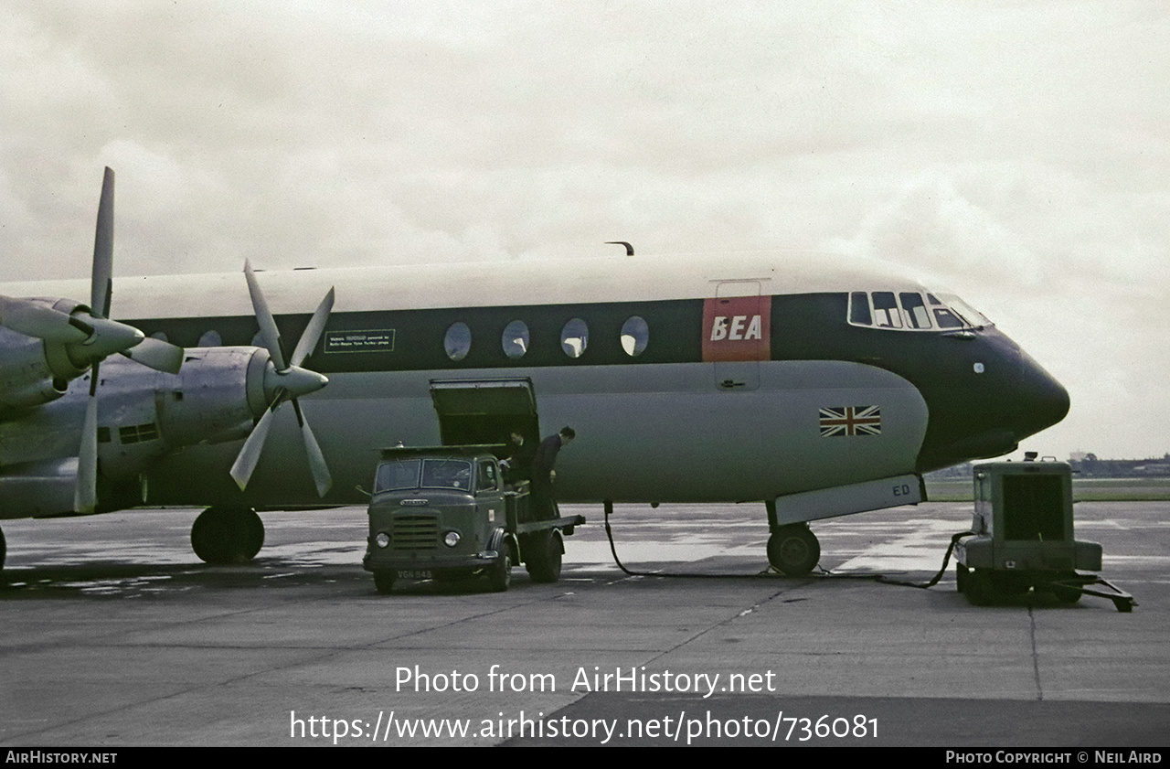 Aircraft Photo of G-APED | Vickers 951 Vanguard | BEA - British European Airways | AirHistory.net #736081