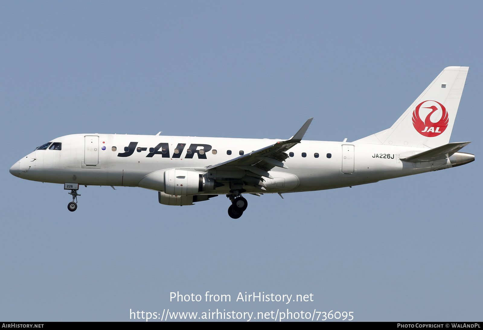 Aircraft Photo of JA226J | Embraer 170STD (ERJ-170-100STD) | J-Air | AirHistory.net #736095