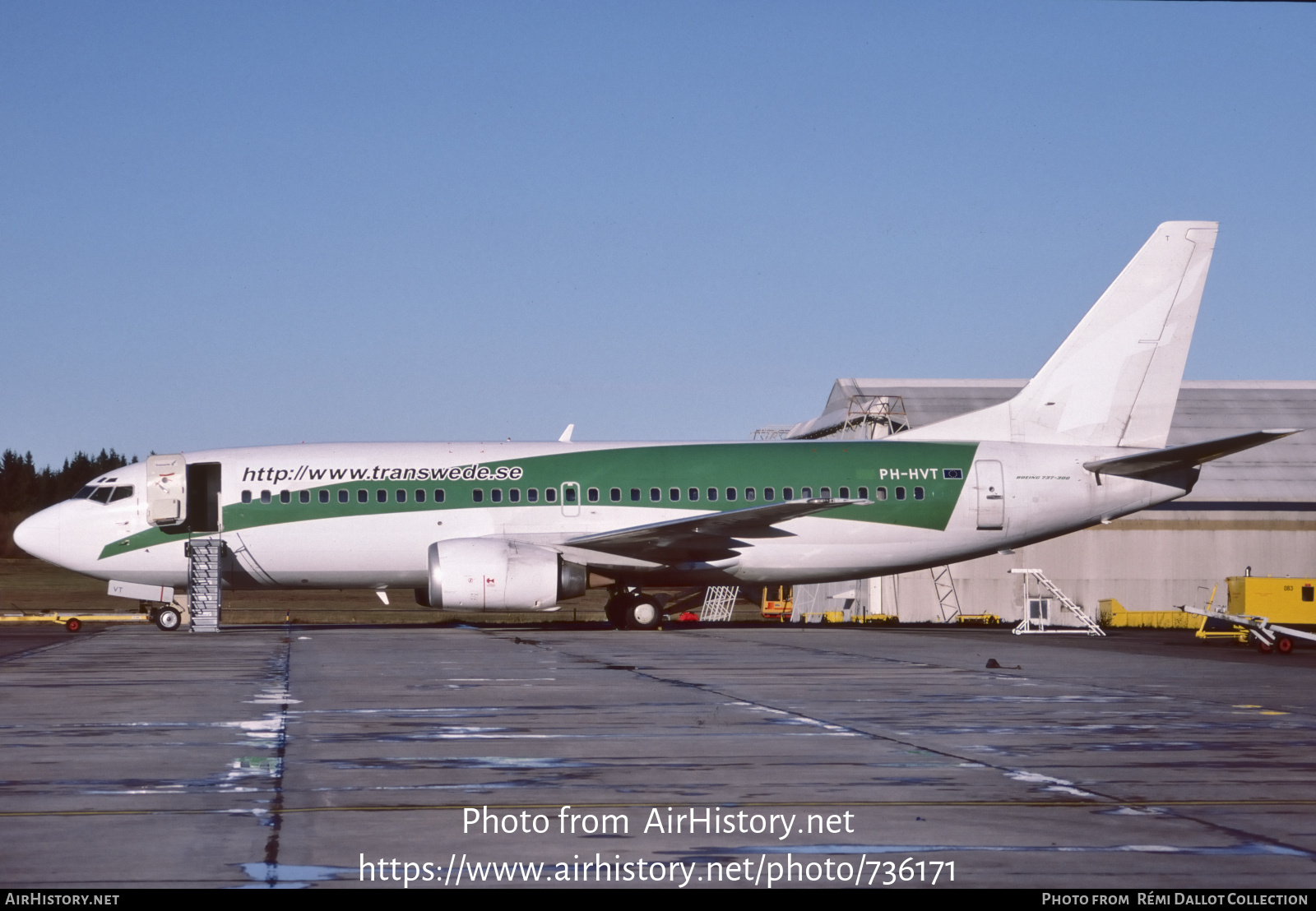 Aircraft Photo of PH-HVT | Boeing 737-3K2 | Transwede Airways | AirHistory.net #736171