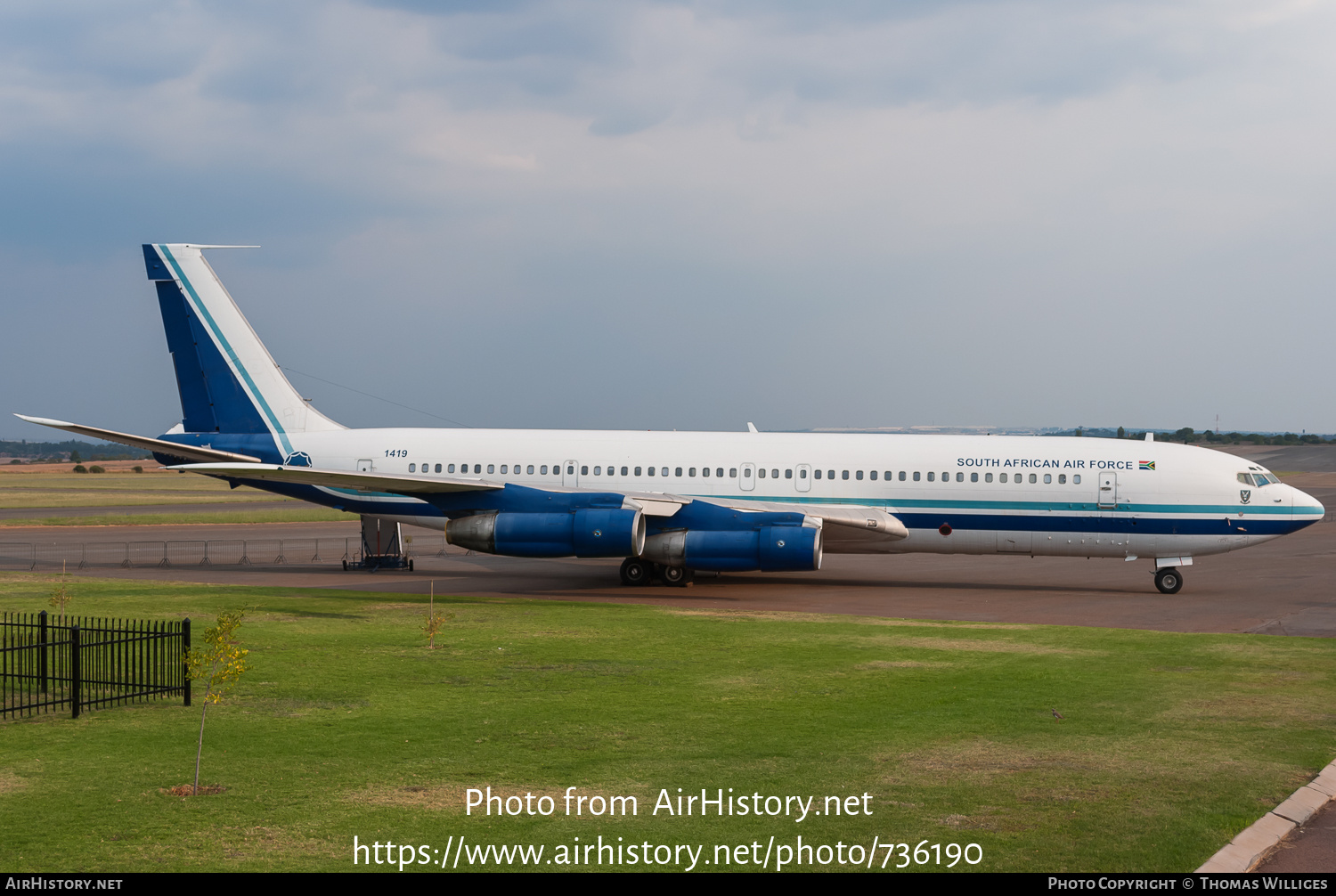 Aircraft Photo of 1419 | Boeing 707-328C(KC) | South Africa - Air Force | AirHistory.net #736190