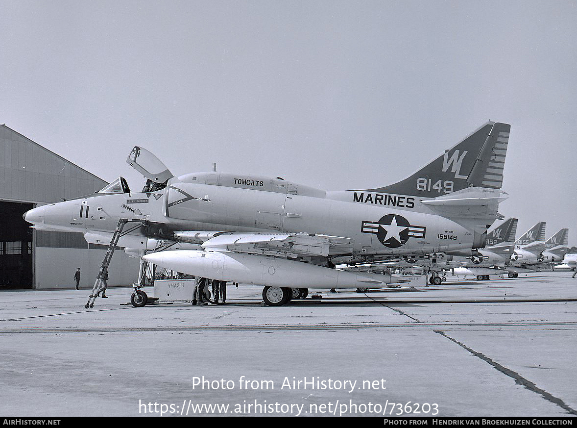 Aircraft Photo of 158149 | McDonnell Douglas A-4M Skyhawk II | USA - Marines | AirHistory.net #736203