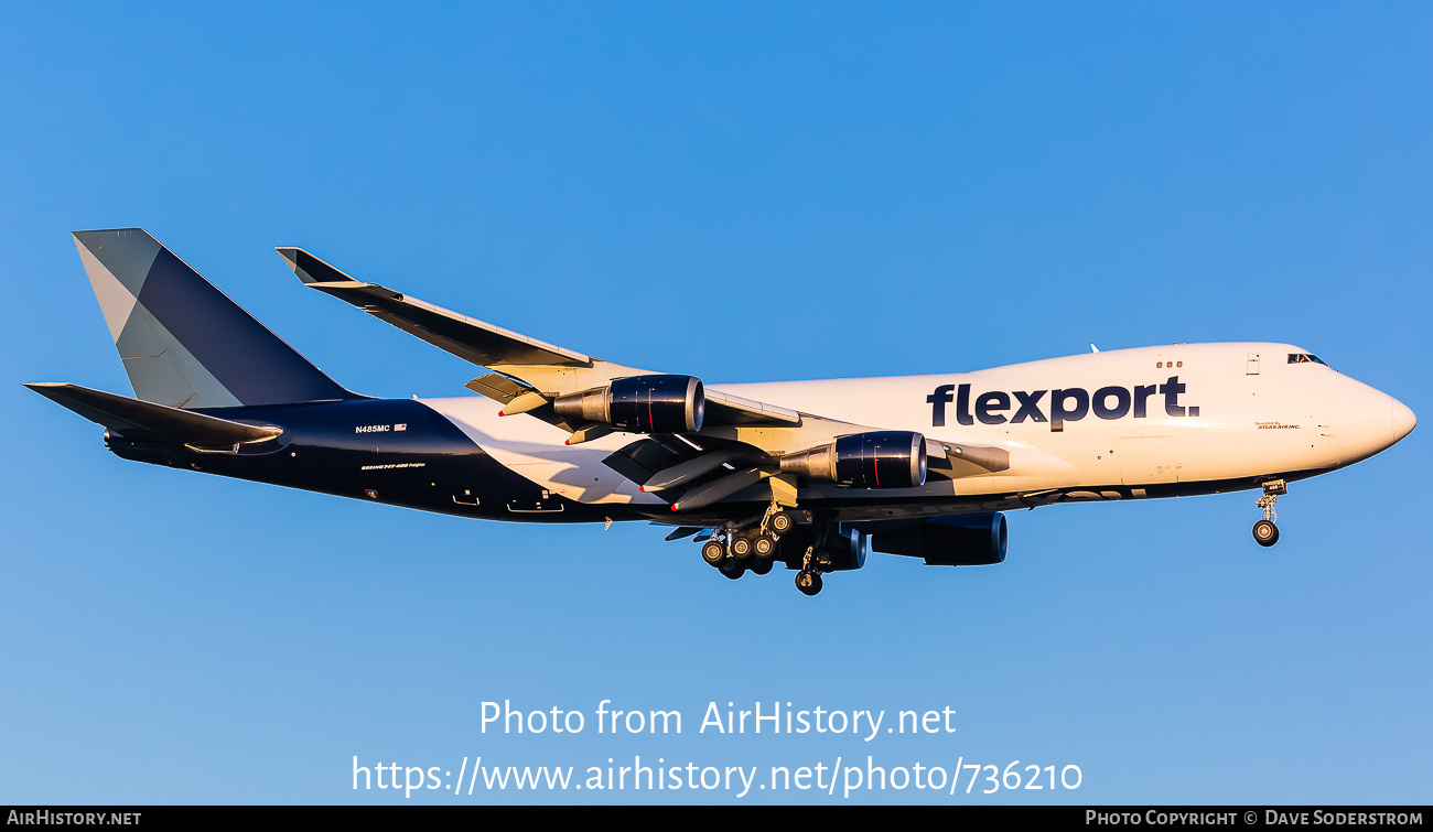 Aircraft Photo of N485MC | Boeing 747-45EF/SCD | Flexport Air Freight | AirHistory.net #736210