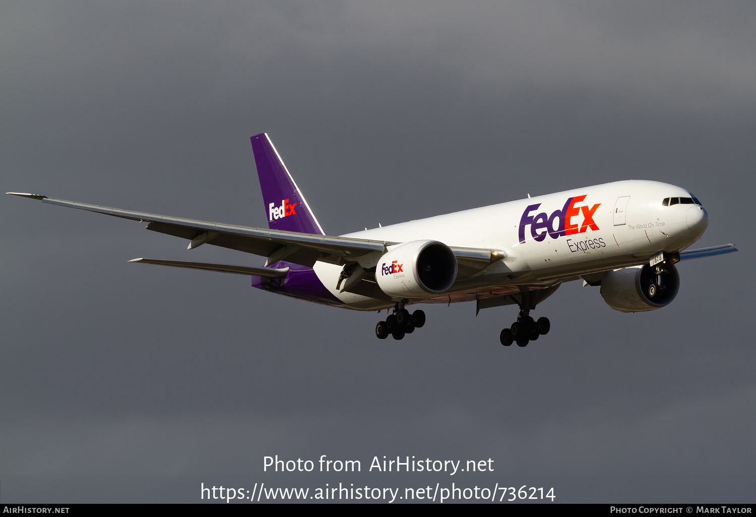 Aircraft Photo of N878FD | Boeing 777-FS2 | FedEx Express - Federal Express | AirHistory.net #736214