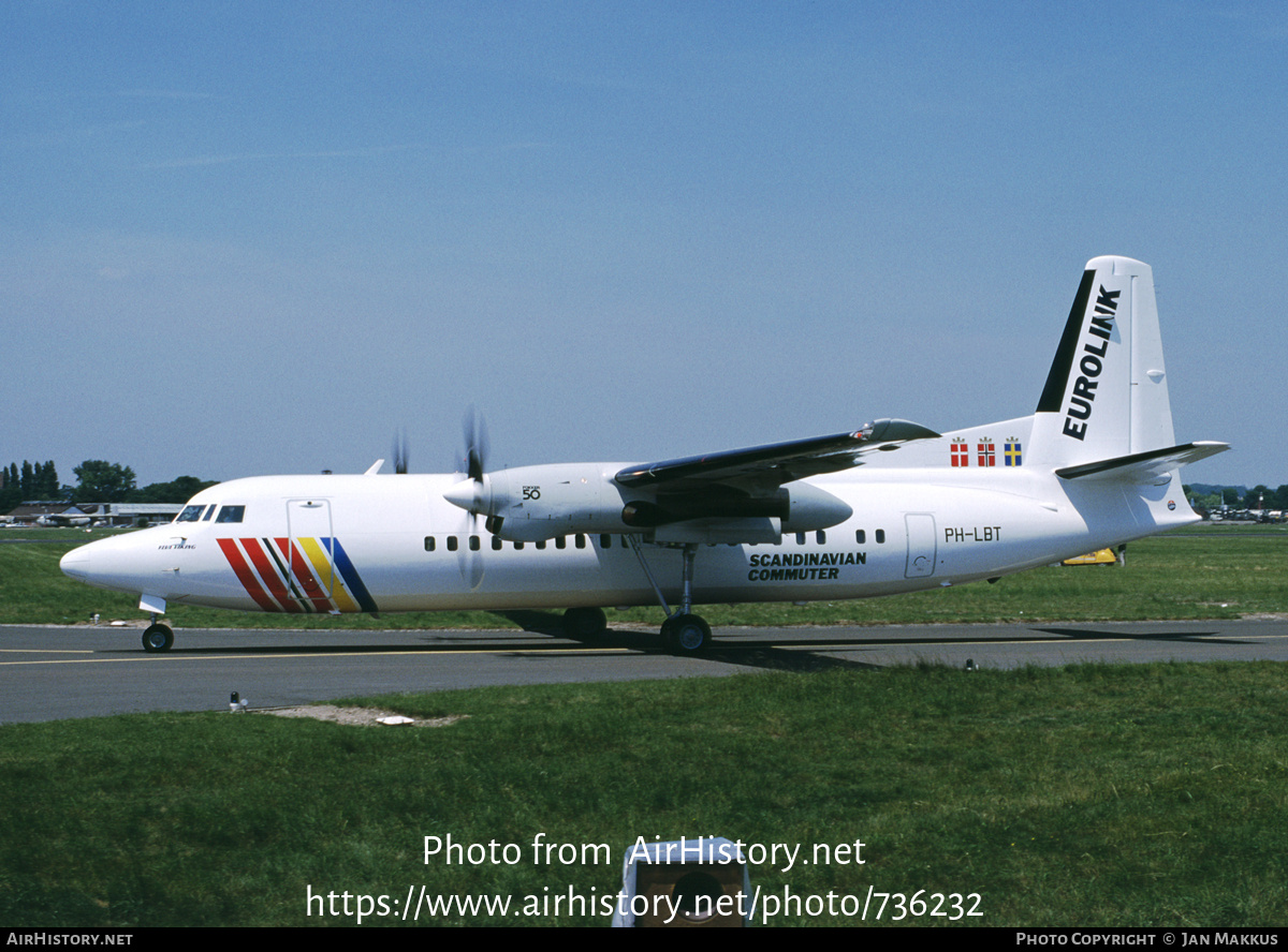 Aircraft Photo of PH-LBT | Fokker 50 | Scandinavian Commuter - Eurolink | AirHistory.net #736232